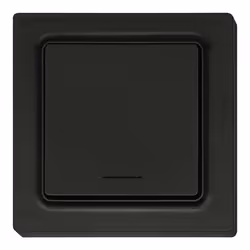 description Bouton-poussoir sans fil 1 canal dans E-Design55, 80 x 80 mm extérieur, dimensions intérieures du cadre 55 x 55 m ...