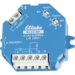 61100704 NLZ61NP-UC Minuterie de déclenchement 230 v/ac 1 pc(s) Plage temporelle: 0.1 - 14400 s 1 no (t) X59782 - Eltako