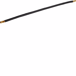 Hager K67E, Cuivre, 6 mm², Noir, Polyvinyl chloride (PVC), 32 A, 0,25 m