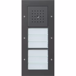 GIRA 126867, Avec fil, 2 module(s), IP44, -25 - 70 °C, Anthracite, 110 mm