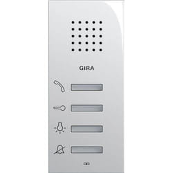 Interphone audio - GIRA - AP SYSTEM 55 125003 - Blanc - Filaire - Volume réglable - Objet connecté