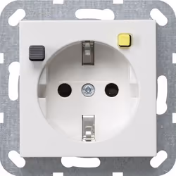 GIRA 2677 03, Type F, Blanc, 230 V, 16 A, 50 - 60, -25 - 40 °C