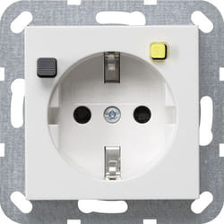GIRA 2677 03 prise de courant Type F Blanc