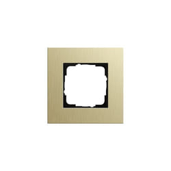 Gira - cadre de finition 1 0211217 aluminium/hellgold esprit cadre de finition 4010337015710