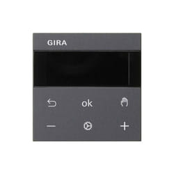 Gira - 539328 system 3000 raumtemperaturregler display, system 55, anthrazit