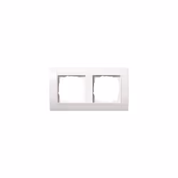 GIRA 0212803 CADRE DE FINITION 2 POSTES POUR BLANC EVENT BLANC