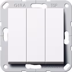 GIRA 284403, 1P, Blanc, 250 V, BS EN 60669-1, 250 V, 10 A
