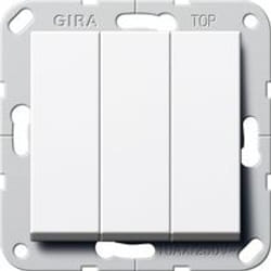 GIRA 284403 commutateur électrique 1P Blanc