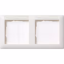 GIRA Standard 55, Blanc, Thermoplastique, Sans vis, 80,7 mm, 151,8 mm, 1,14 cm