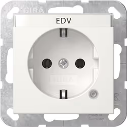 GIRA 445203, CEE 7/4, 1 module(s), CEE 7/4, Blanc, 250 V, 16 A
