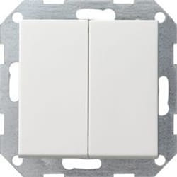 GIRA 012803 commutateur électrique 2P Blanc