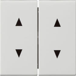 GIRA 115003 Plaque de commutation et obturateur Blanc