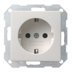 GIRA 018803 prise de courant CEE 7/3 Blanc