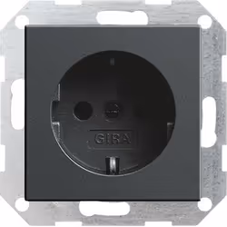 GIRA 018828, CEE 7/3, CEE 7/4, Anthracite, 250 V, 16 A