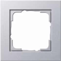 GIRA E2, Aluminium, Thermoplastique, Sans vis, 80,8 mm, 80,8 mm, 9,3 mm
