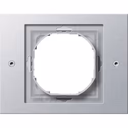 GIRA TX_44, Aluminium, Thermoplastique, conventionnel, 110 mm, 86 mm, 1,63 cm