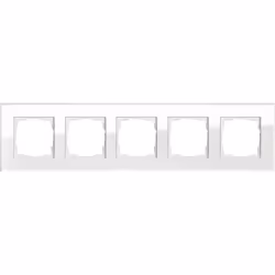 GIRA Esprit Glas, Blanc, Sans vis, 95 mm, 380,2 mm, 9,85 mm, 55 x 55 mm