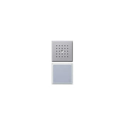 126065 station de porte encastrée 1 bouton d'appel aluminium - Gira