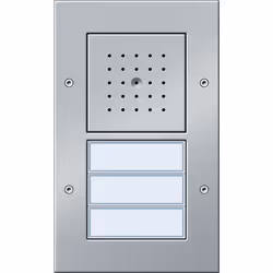 GIRA 126765, Avec fil, 1 module(s), IP44, -25 - 70 °C, Aluminium, Mur