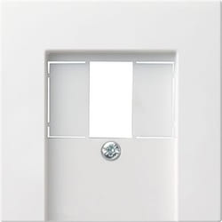 GIRA 027627 Plaque de commutation et obturateur Blanc