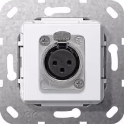GIRA 4846770, XLR, Blanc