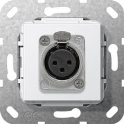 GIRA 4846770 prise de courant XLR Blanc