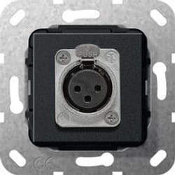 GIRA 4846788 prise de courant XLR Noir
