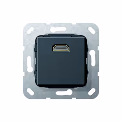 Caractéristiques : - Type de douille : HDMI - Couleur du produit : Noir - Quantité de modules (max) : 1 module(s) - Quantité  ...