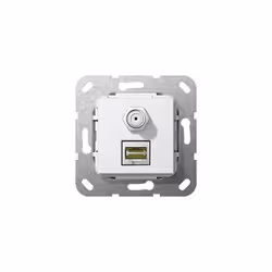 GIRA 569703 MJ RJ45 CAT 6A 10 GB, SAT F GENDER CH. E