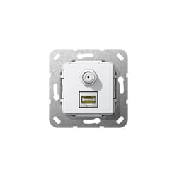 Gira - 569703 mj RJ45 cat 6A 10 gb, sat f gender ch. e