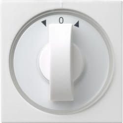GIRA 066627 Plaque de commutation et obturateur Blanc