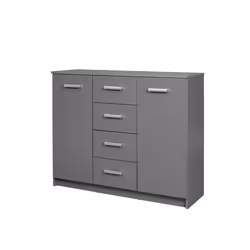 Inter Link Commode ELENZIO 2T4S Gris