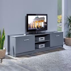 Inter Link Commode TV ELENZIO Gris TV