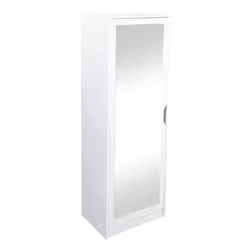 Inter Link Armoire à chaussures Westphalen blanc avec miroir