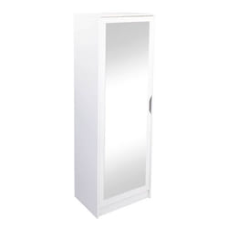 Inter Link Armoire à chaussures Westphalen blanc avec miroir