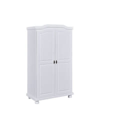 Inter Link Armoire HEDDA Blanc Bois massif