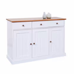 Inter Link Commode WESTERLAND 4.2 Blanc bois massif