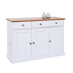 Inter Link Commode WESTERLAND 4.2 Blanc bois massif