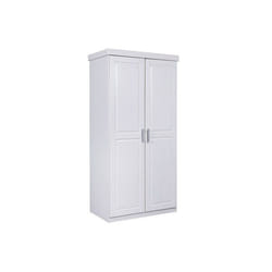 Inter Link Armoire HAKON Blanc Bois massif