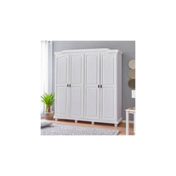 Insy Armoire à 4 portes, blanc.