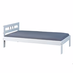 Inter Link Lit simple FANA 90x200 Blanc Bois massif