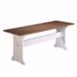 Inter Link Banc WESTERLAND 32.2 Blanc Bois Massif