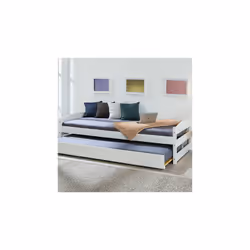 Profitez du confort que procure ce lit gigogne pour un intérieur plus sophistiqué. C'est un meuble tendance au style contempo ...