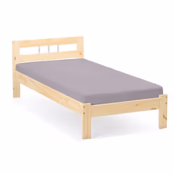 Inter Link Lit simple JANA 90x200 naturel bois massif