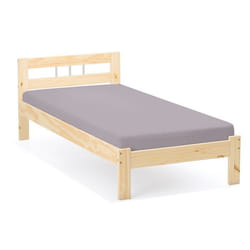 Inter Link Lit simple JANA 90x200 naturel bois massif
