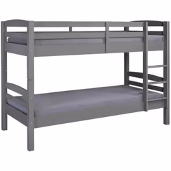 Inter Link Lit superposé LAVIUS gris bois massif