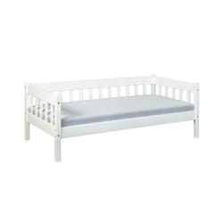 Inter Link Lit simple Sintro 90 x 200 Blanc Bois massif