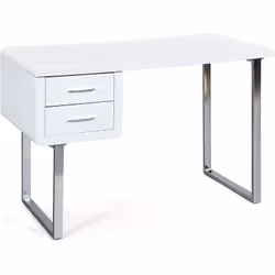 Interlink Claude, Droit, Forme rectangulaire, Panneaux MDF, Métal, Jouer, Home office, Bureau, Vernis
