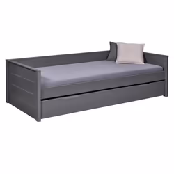Inter Link Lit gigogne Dream the Future gris 90 x 200 cm