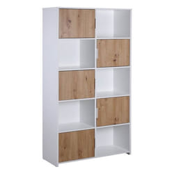 Inter Link Étagère Pepeto 5TW Chêne Artisan blanc